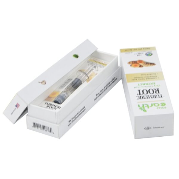 Custom Concentrate Packaging Box Cannabis Extract Packaging Box in Lid and Base Style with Glossy Laminating