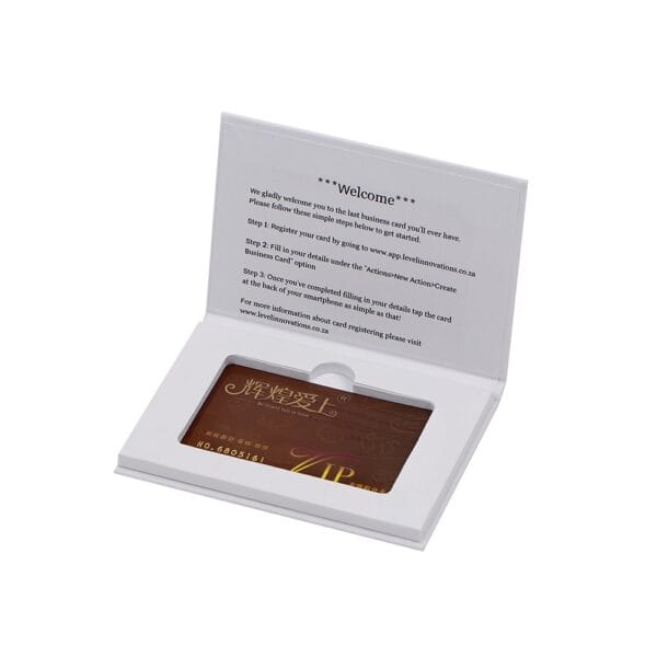 Custom Credit Card Magnetic Closure Boxes with Foam Holder, Luxury VIP Card Paper Packaging Boxes