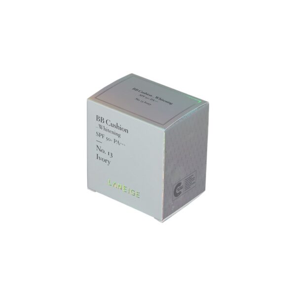 Custom Desinged Made Holographic Cosmetics Cardboard Packaging Boxes for LANEIGE Retail Packaging