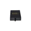 Custom Drawer Box Packaging Slide Open Gift Box with Satin Holder and Gold Logo for Adult Toy Packaging