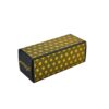 Custom Folding Carton, Black Cardboard Box for Morinaga Oil Packaging with Gold Hot Foil Stamping Pattern