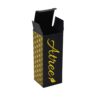 Custom Folding Carton, Black Cardboard Box for Morinaga Oil Packaging with Gold Hot Foil Stamping Pattern