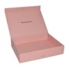 Custom Hair Extension Boxes, Luxury Hair Extension Packaging, Pink Magnetic Hair Extensions Packaging Box