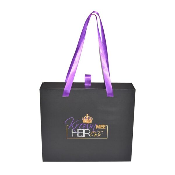 Custom Hair Extension Boxes, Paper Sliding Box with Satin Tray and Silk Ribbon for Luxury Wigs Packaging