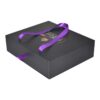 Custom Hair Extension Boxes, Paper Sliding Box with Satin Tray and Silk Ribbon for Luxury Wigs Packaging