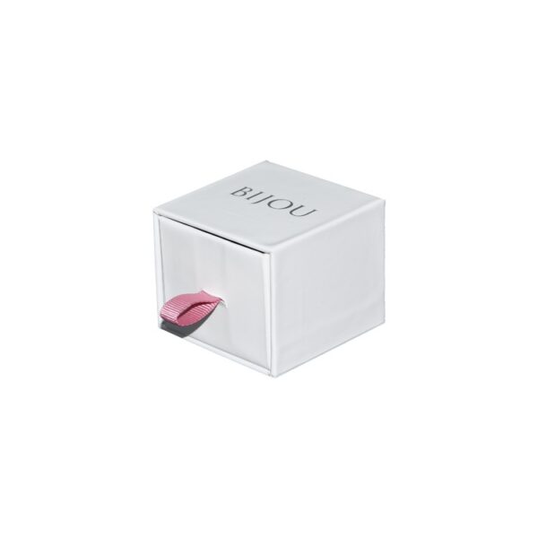 Custom Handmade Rigid Cardboard Slide Open Paper Drawer Gift Boxes for Jewelry Packaging with Silk Handle