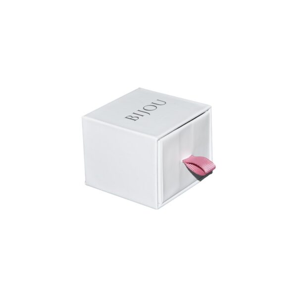 Custom Handmade Rigid Cardboard Slide Open Paper Drawer Gift Boxes for Jewelry Packaging with Silk Handle