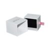 Custom Handmade Rigid Cardboard Slide Open Paper Drawer Gift Boxes for Jewelry Packaging with Silk Handle