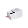 Custom Handmade Rigid Cardboard Slide Open Paper Drawer Gift Boxes for Jewelry Packaging with Silk Handle
