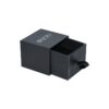 Custom Jewelry Packaging Boxes Ring Packaging Box with Velvet Foam Holder and Silver Hot Foil Stamping Logo