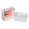 Custom Lid and Base Paper Box with Plastic Holder and Gold Hot Foil Stamping Logo for Electronics Packaging