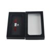 Custom Logo Luxury PU Leather Gift Box, Lid and Base Box for Shoe Cleaning Kit Packaging with Clear Window
