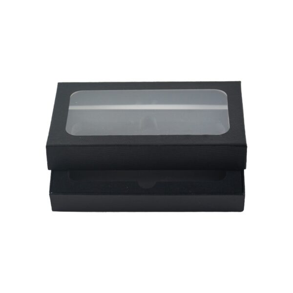 Custom Logo Luxury PU Leather Gift Box, Lid and Base Box for Shoe Cleaning Kit Packaging with Clear Window