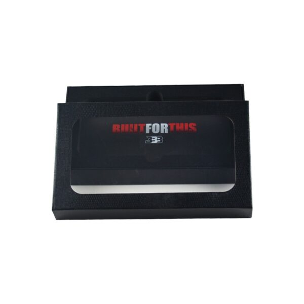 Custom Logo Luxury PU Leather Gift Box, Lid and Base Box for Shoe Cleaning Kit Packaging with Clear Window