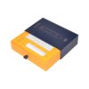 Custom Logo Paper Electronic Cigarette Drawer Gift Packaging Box with Learth Handle and Cardboard Holder