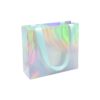 Custom Luxury Holographic Paper Shopping Bag Holographic Paper Gift Bag for Cosmetic Retailing Packaging