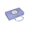 Custom Luxury Rigid Cardboard Magnetic Lid Box Paper Packaging Gift Box with Silk Ribbon Handle and Foam Holder