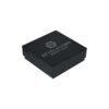 Custom Luxury Textured Paper Gift Box Lid and Base Gift Box for Jewelry Packaging with Velvet Foam Holder