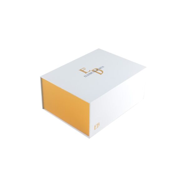 Custom Made Luxury Paper Packaging Magnetic Gift Box with EVA Holder and Gold Hot Foil Stamping Logo