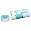 Custom Paper Cardboard Cosmetic Tube Cylinder Packaging Boxes with Silver Hot Foil Stamping Patterns