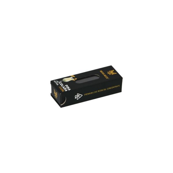 Custom Paper Slide Drawer Box Packaging for Vape Cartridge Packaging with EVA Holder and Clear Window