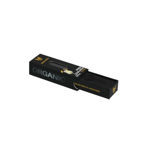 Custom Paper Slide Drawer Box Packaging for Vape Cartridge Packaging with EVA Holder and Clear Window