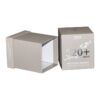 Custom Perfume Boxes, Custom Printed Perfume Packaging Gift Box with Silver Hot Foil Stamping Pattern