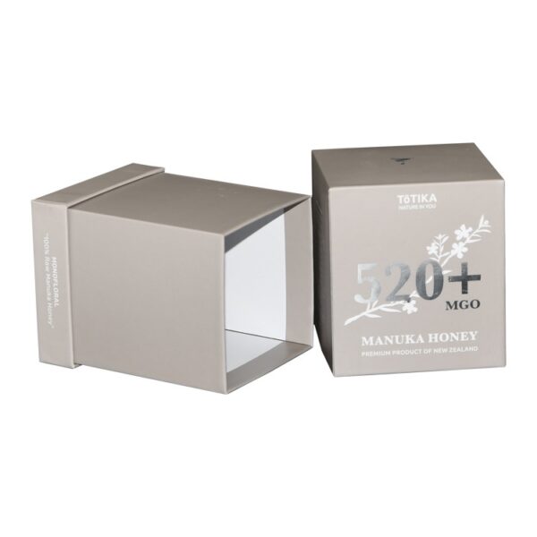 Custom Perfume Boxes, Custom Printed Perfume Packaging Gift Box with Silver Hot Foil Stamping Pattern