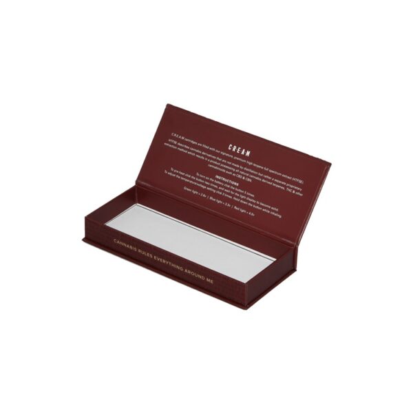 Custom Printed Cannabis Packaging Boxes, Rigid Magnetic Closure Gift Box for Cannabis Cream Packaging
