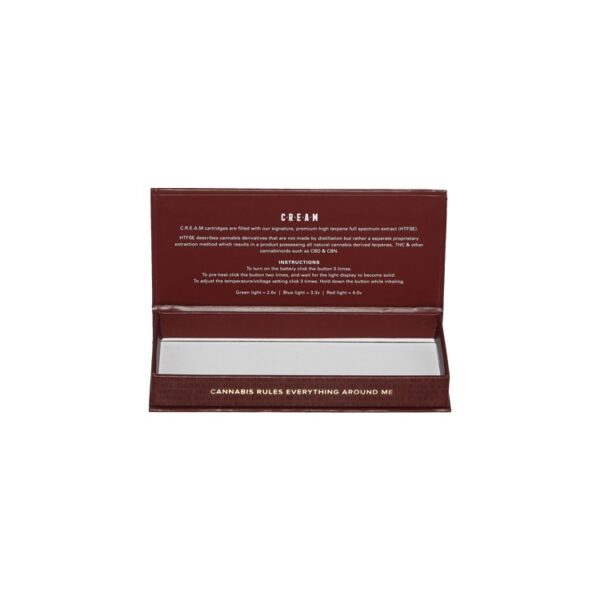 Custom Printed Cannabis Packaging Boxes, Rigid Magnetic Closure Gift Box for Cannabis Cream Packaging