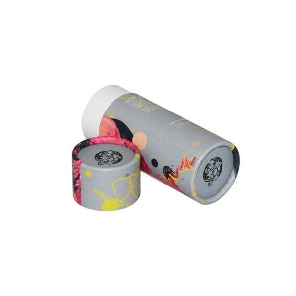 Custom Printed Cardboard Tube Packaging Small Paper Tube Box from Manufactur for Exotic Oil Packaging