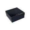 Custom Printed Gift Packaging Boxes Luxury Made Rigid Gift Boxes with Shredded Tissue Paper and Golden Line