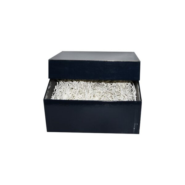 Custom Printed Gift Packaging Boxes Luxury Made Rigid Gift Boxes with Shredded Tissue Paper and Golden Line