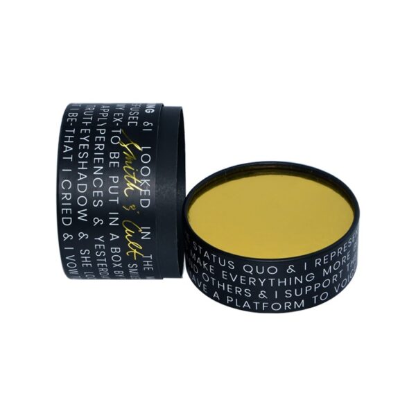 Custom Printed Recycled Black Paper Tube Boxes with Rolled Edge Cosmetics Round Cardboard Paper Boxes