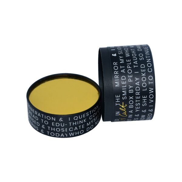 Custom Printed Recycled Black Paper Tube Boxes with Rolled Edge Cosmetics Round Cardboard Paper Boxes