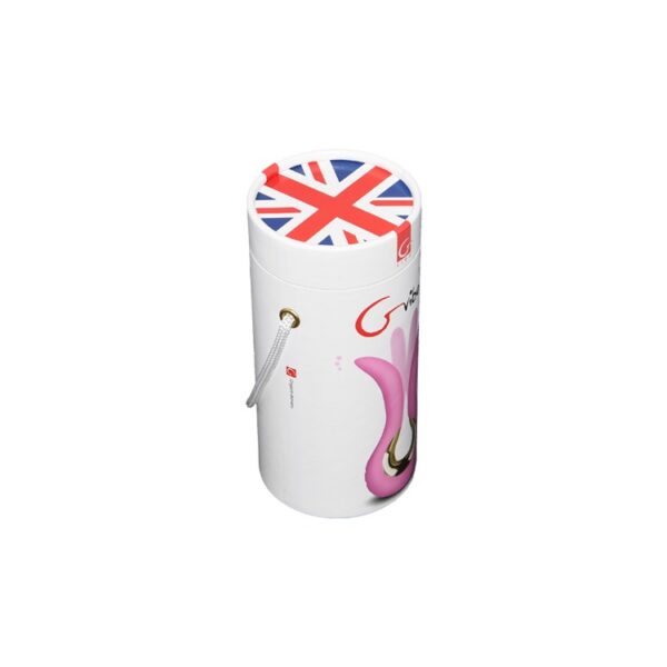 Custom Printing Glossy Round Packaging Boxes Cylinder Mailing Tubes for Sex Toy Packaging with Rope Handle