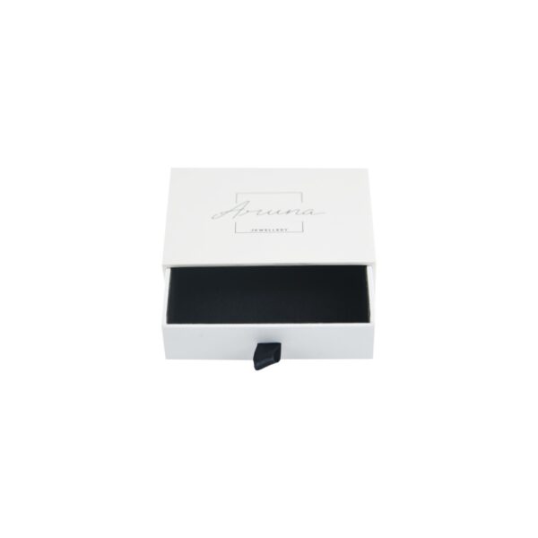 Custom Rigid Cardboard Slide Drawer Boxes with Velvet Foam Holder for Jewelry Packaging, Sliding Drawer Box