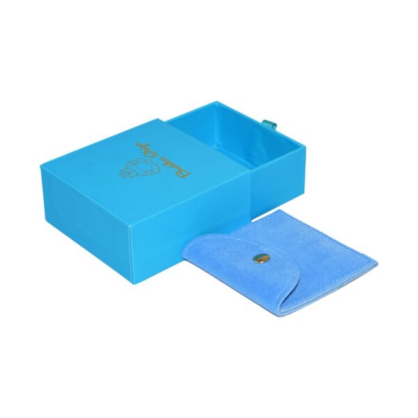Custom Rigid Cardboard Slide Open Drawer Boxes Packaging with Silk Handle and Gold Hot Foil Stamping Logo