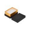 Custom Rigid Paper Lid and Base Packaging Shoulder Neck Gift Box with Logo Gold Stamping and Foam Insert