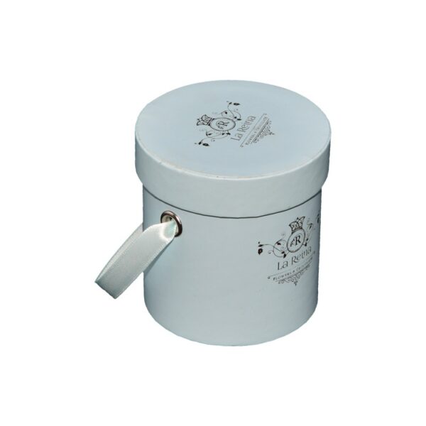 Custom Round Flower Box, Premium Quality Circle Flower Box, Preserved Flower Gift Box with Silk Ribbon