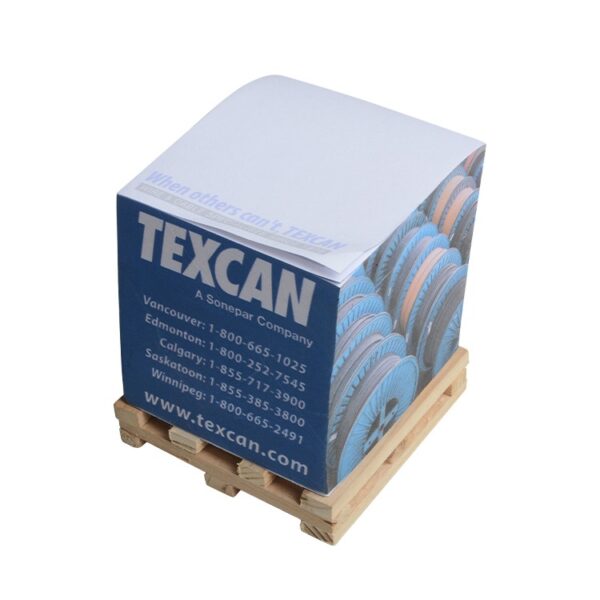 Custom Sticky Memo Pads, Personalized Self Stick Memo Cubes, Customized Adhesive Paper Note Cubes
