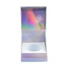 Customized Luxury Rainbow Holographic Candle Jar Bottle Box Packaging Candle Gift Boxes with EVA Insert