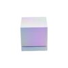 Customized Luxury Rainbow Holographic Candle Jar Bottle Box Packaging Candle Gift Boxes with EVA Insert