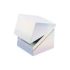Customized Luxury Rainbow Holographic Candle Jar Bottle Box Packaging Candle Gift Boxes with EVA Insert
