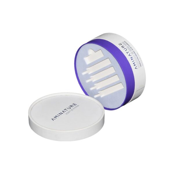 Customized Paper Cardboard Cosmetic Tube Packaging Boxes Round Cylinder Boxes with Velvet Foam Holder