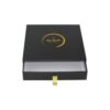 Customized Rigid Cardboard Paper Slide Sliding Drawer Boxes Packaging with Gold Hot Foil Stamping Logo