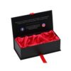 Customized Rigid Gift Box for Sex Toy Packaging, Luxury Women Lingerie Clamshell Gift Boxes with Satin Holder