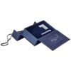 Customized Textured Paper Gift Box for Jewelry Packaging, Texture Cardboard Clamshell Jewelry Packaging Boxes