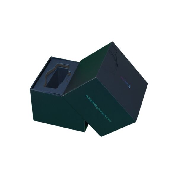 Customized handmade Boxes Packaging Solutions Smart Watch Packaging Paper Gift Box with Holographic Logo