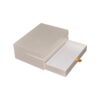 Double Layer Paper Gift Boxes, Custom Pearl Paper Gift Packaging Box for Preserved Flower with Silk Ribbon